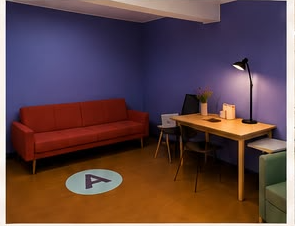 Die Sitzecke zum Ankommen